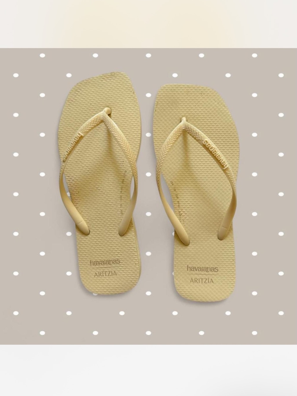 Havaianas Women's Yellow Flip Flop Sandals